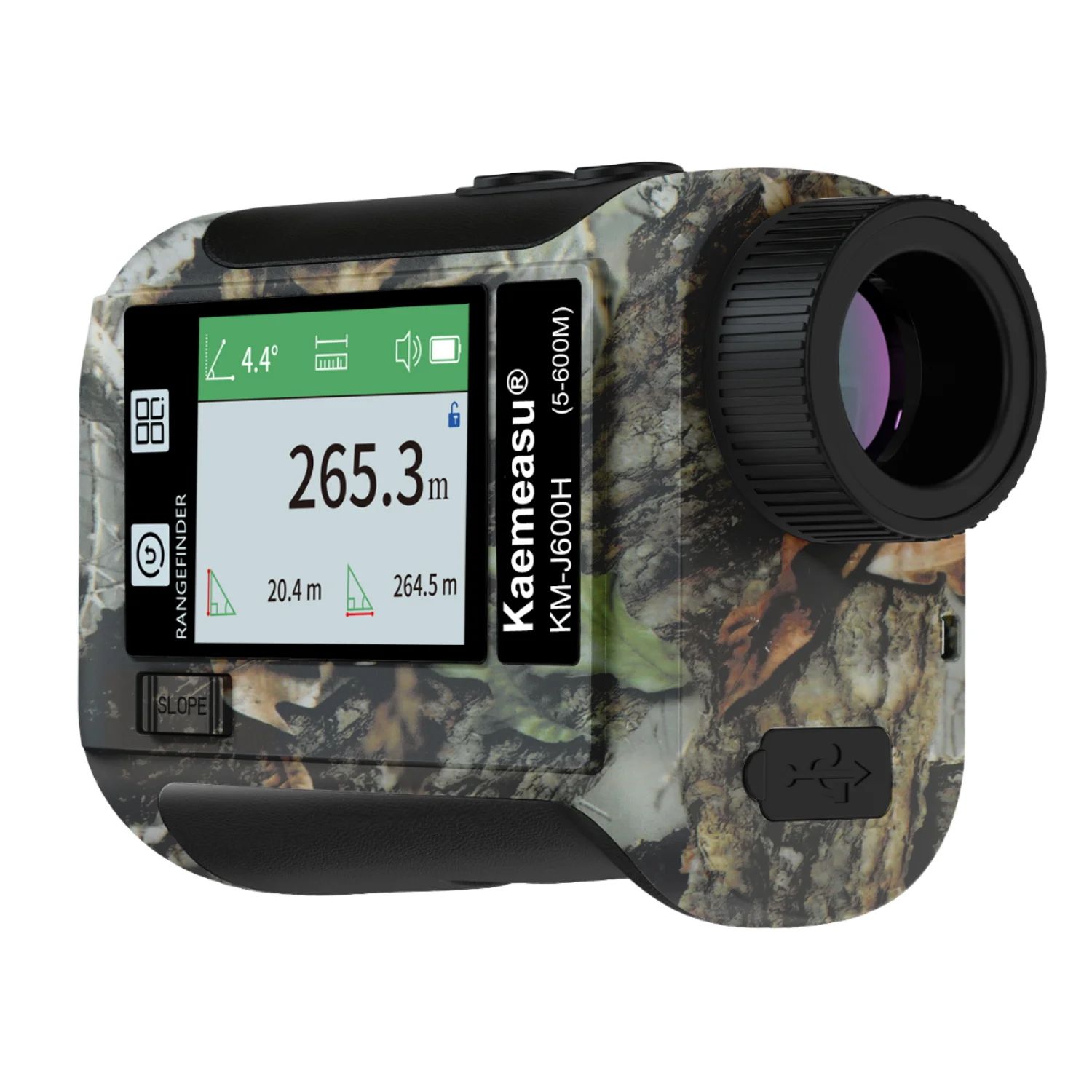 Golf Rangefinder - กล้องส่องทางไกลวัดระยะทางอุตสาหกรรม 1500 ม. สำหรับกอล์ฟ ล่าสัตว์ 6.5