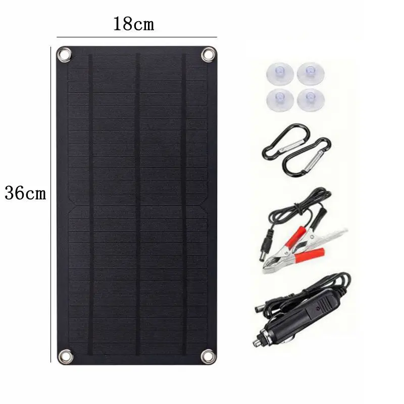 200W Flexible Solar Panel 18V Portable Solar Panel Kit Outdoor Camping Mobile Phone Battery Charger Solar Power Generation