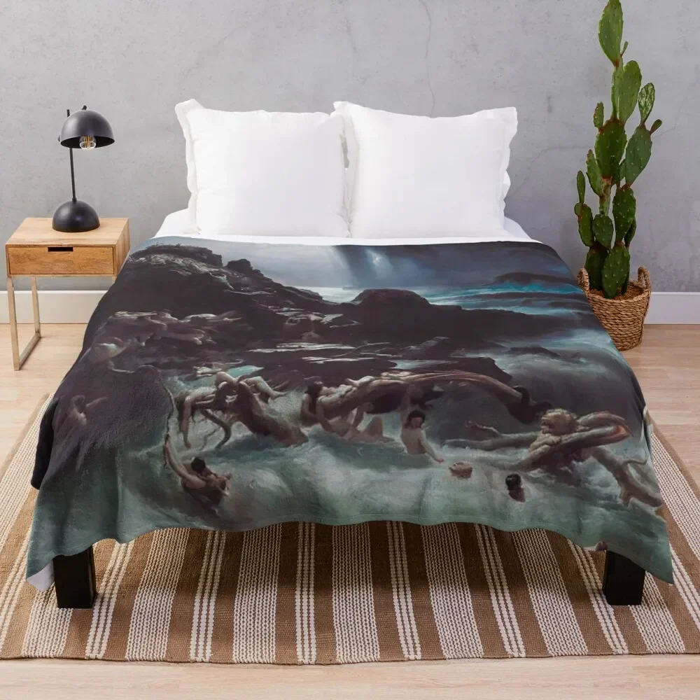 

The Deluge by Francis Danby Throw Blanket Bed linens Extra Large Throw Flannels Flannel Blankets