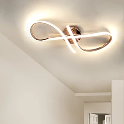 Modern Led Ceiling Lights For Living Room Bedroom Ceiling Lamp Golden Chrome Plating Study Kitchen Indoor lighting Fixture