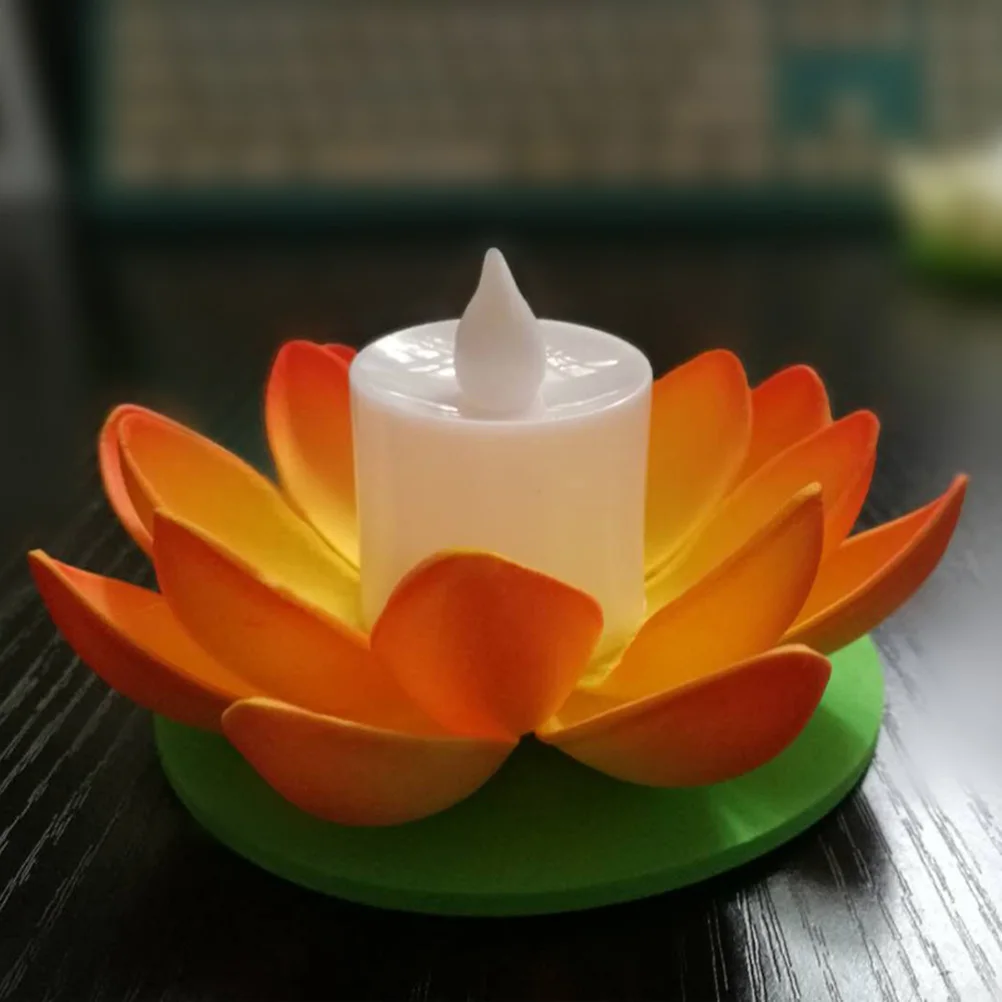 

5pcs Lotus Waterproof LED Pool Bright Colorful Decorations for Weddings Parties Home Events