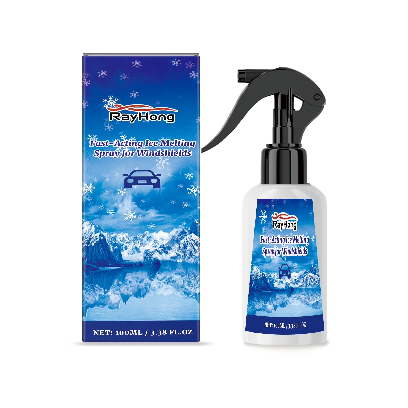 Picture 7: Windshield Deicer Spray Car Deicer Windshield Defroster Spray De-Icer Spray Frost Remover Ice Melt Spray Fast Acting Melts Ice