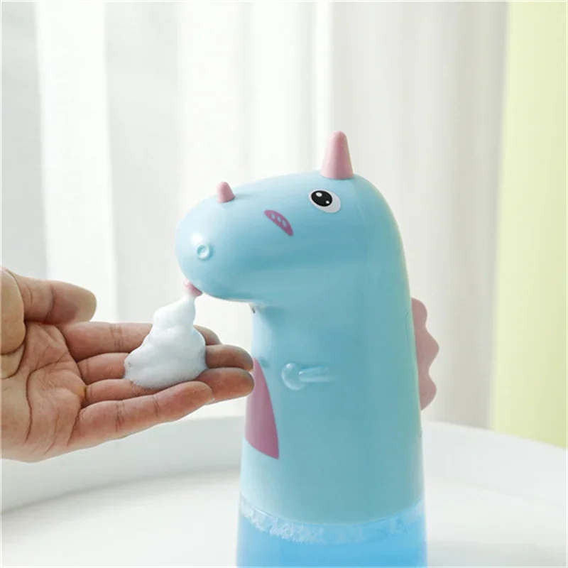 

Unicorn Automatic Rechargeable Battery Soap Dispenser Foam Cute Cartoon Touchless Hand Sanitizer Bottle ABS Kid Bathroom 250ml