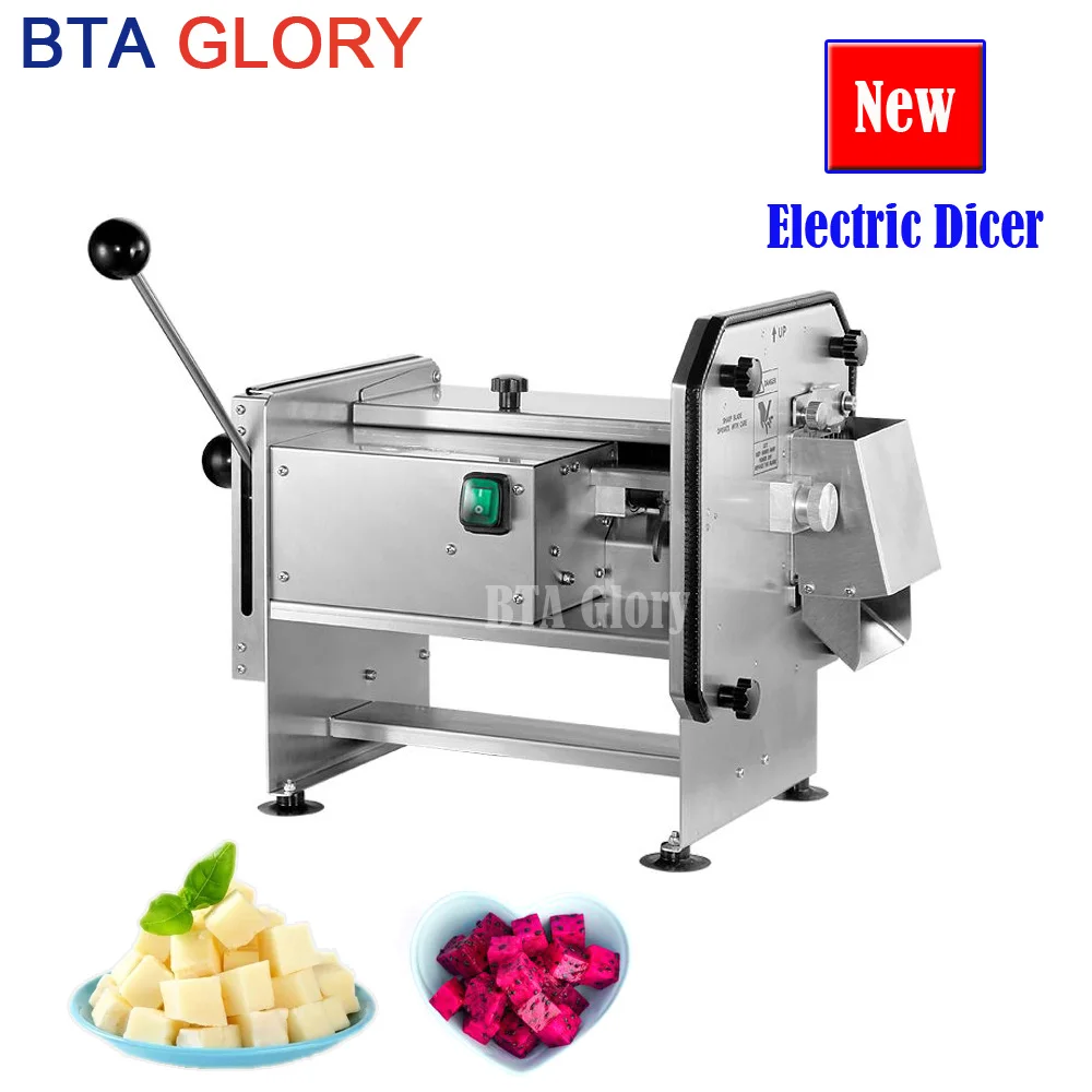 

New Design Big Capacity Electric Fruits Vegetable Chopper Slicer Apple Onion Carrot Ham Sausage Potato Dicer Cutter Machine