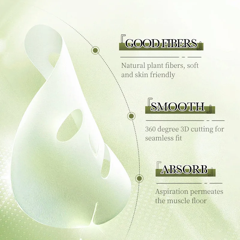 10pcs BIOAQUA Sea Grape Face Mask Moisturizing Anti Wrinkles Anti-aging Facial Masks Whitenting Face Sheet Mask Skin Care view 4