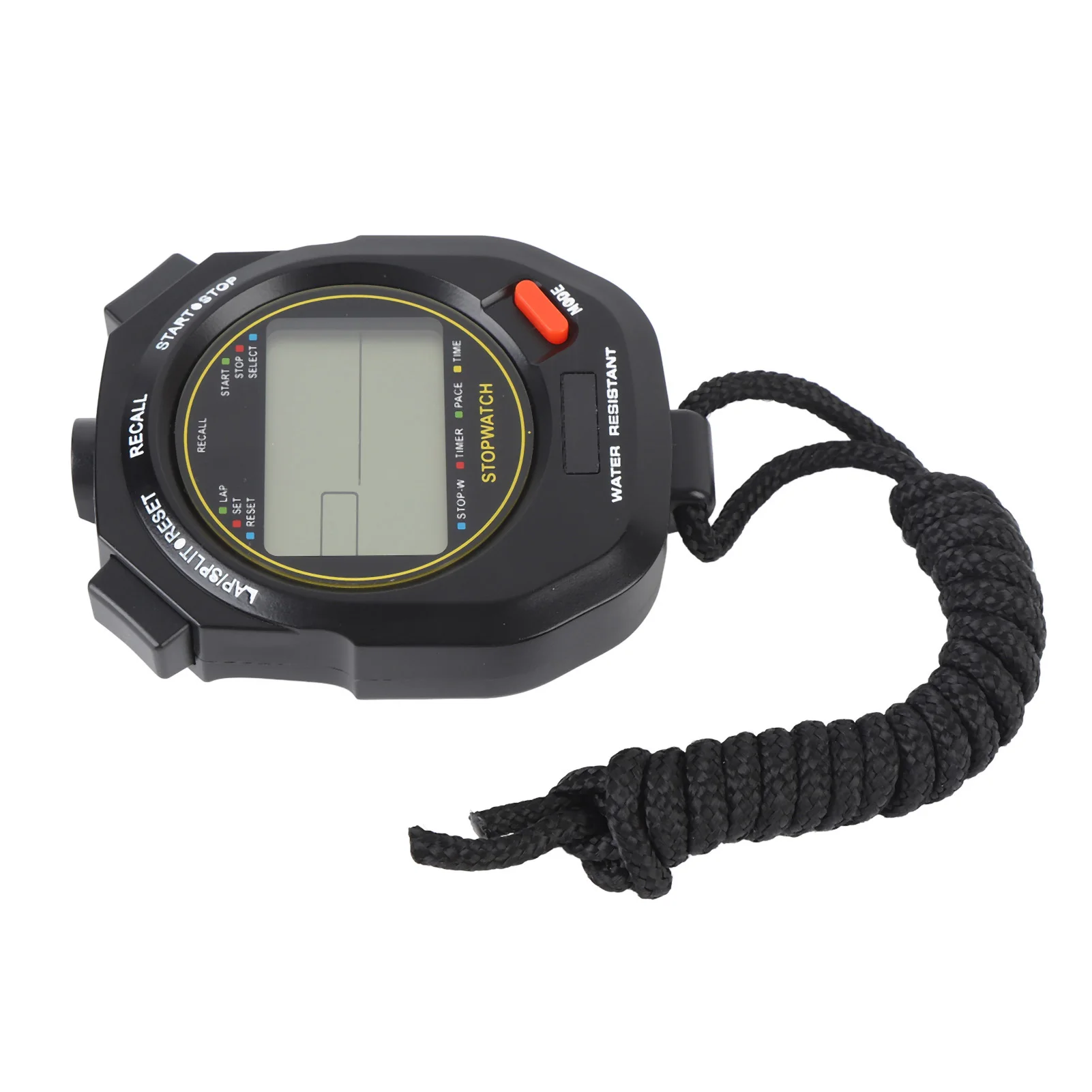 Electronic Sports Stopwatch Timer Date Time Display Metronome Function Digital Sports Stopwatch Timer for Fitness Referee
