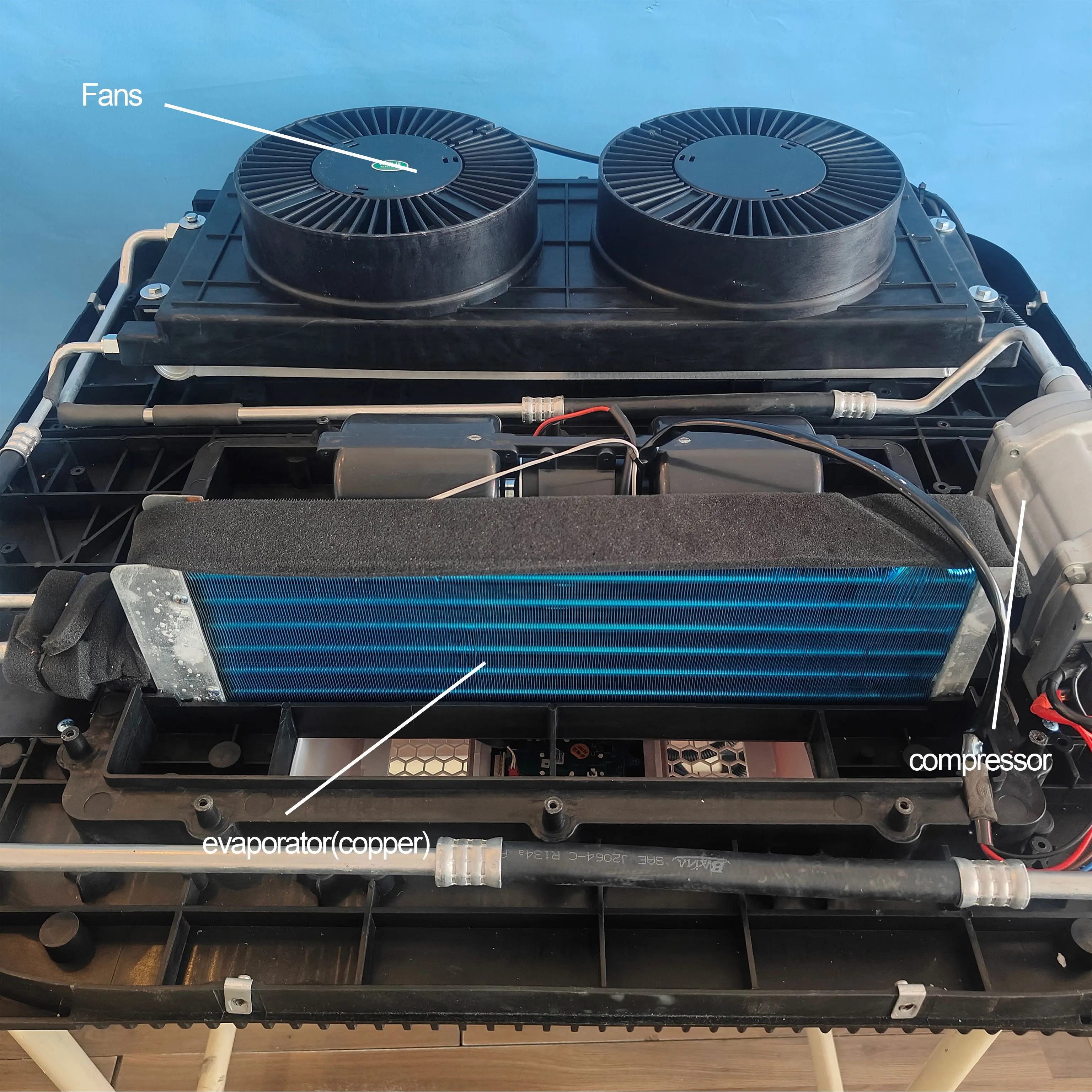 الكل في واحد تكييف على السطح 12 فولت أنظمة تكييف الهواء شاحنة مكيف الهواء #5