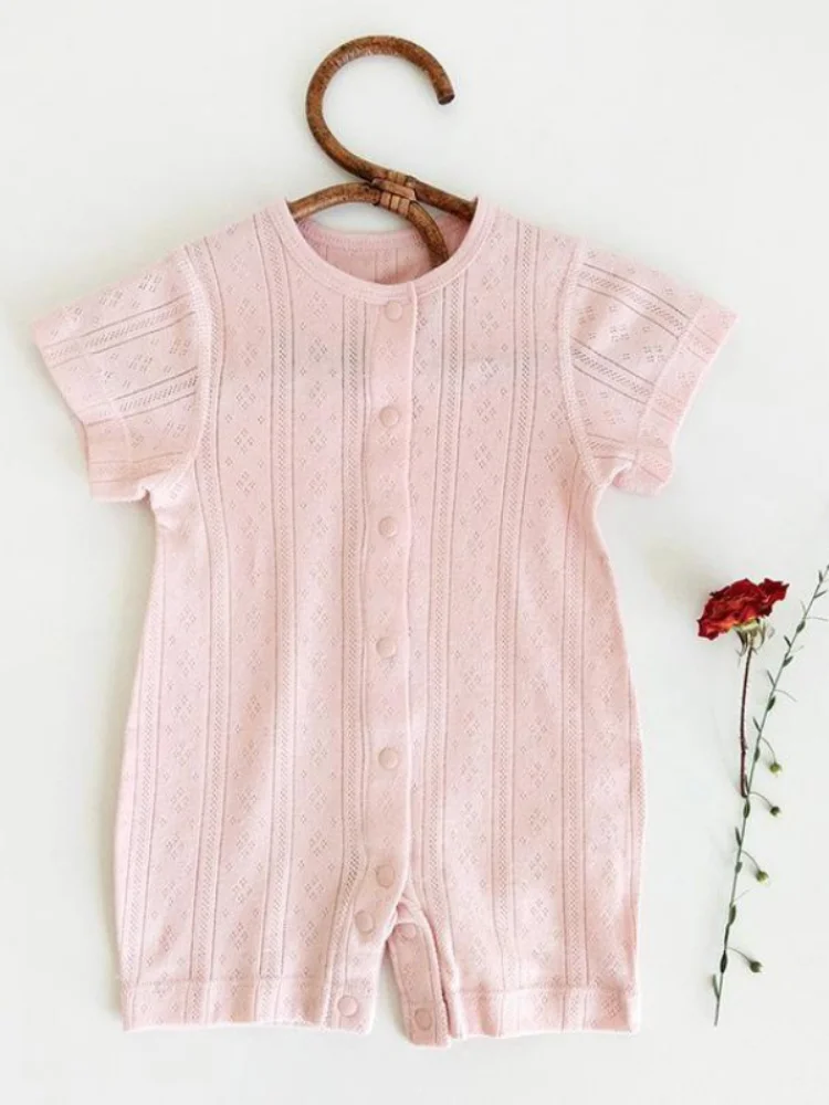 

Summer ort Sve Baby Rer Pure Cotton Thin Newborn Air Conditioning Clothes Spwear Faionable Baby Outfit for Toddlers