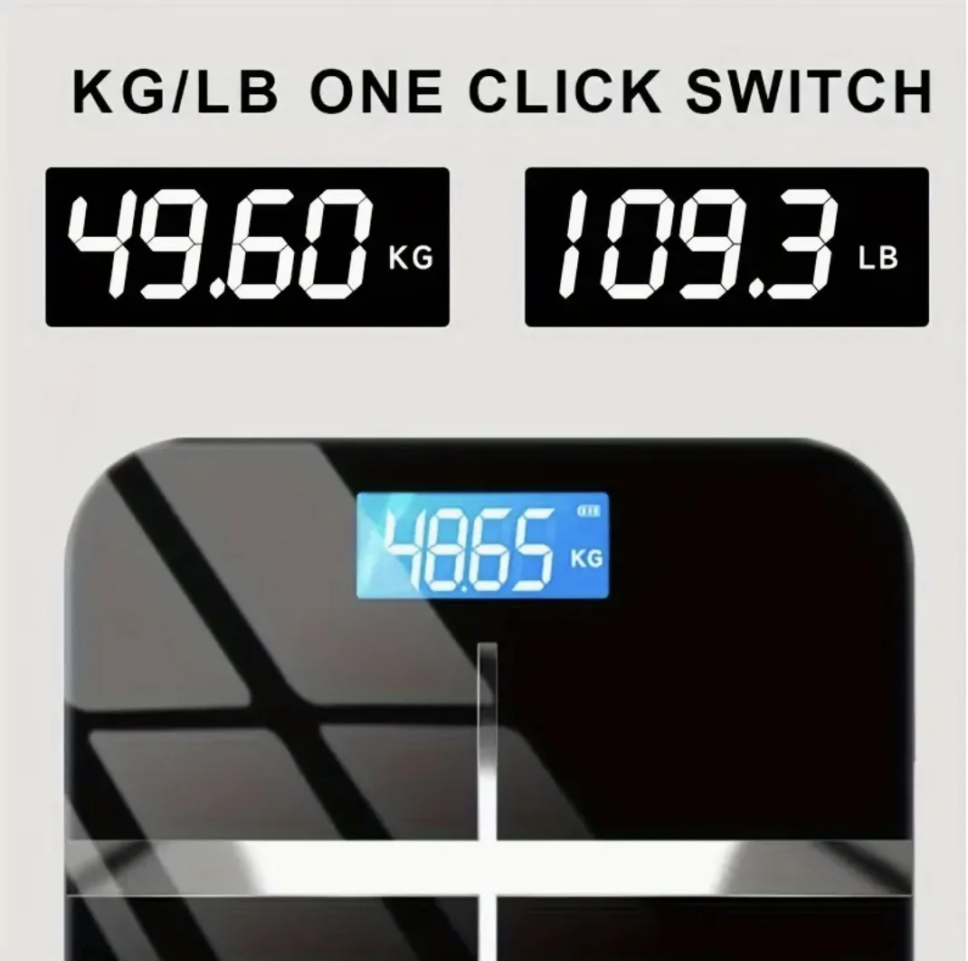 Design migliorato + pannello ingrandito, bilancia elettronica ad alta resistenza e precisione da 400 libbre, digitale intelligente_voghion.com