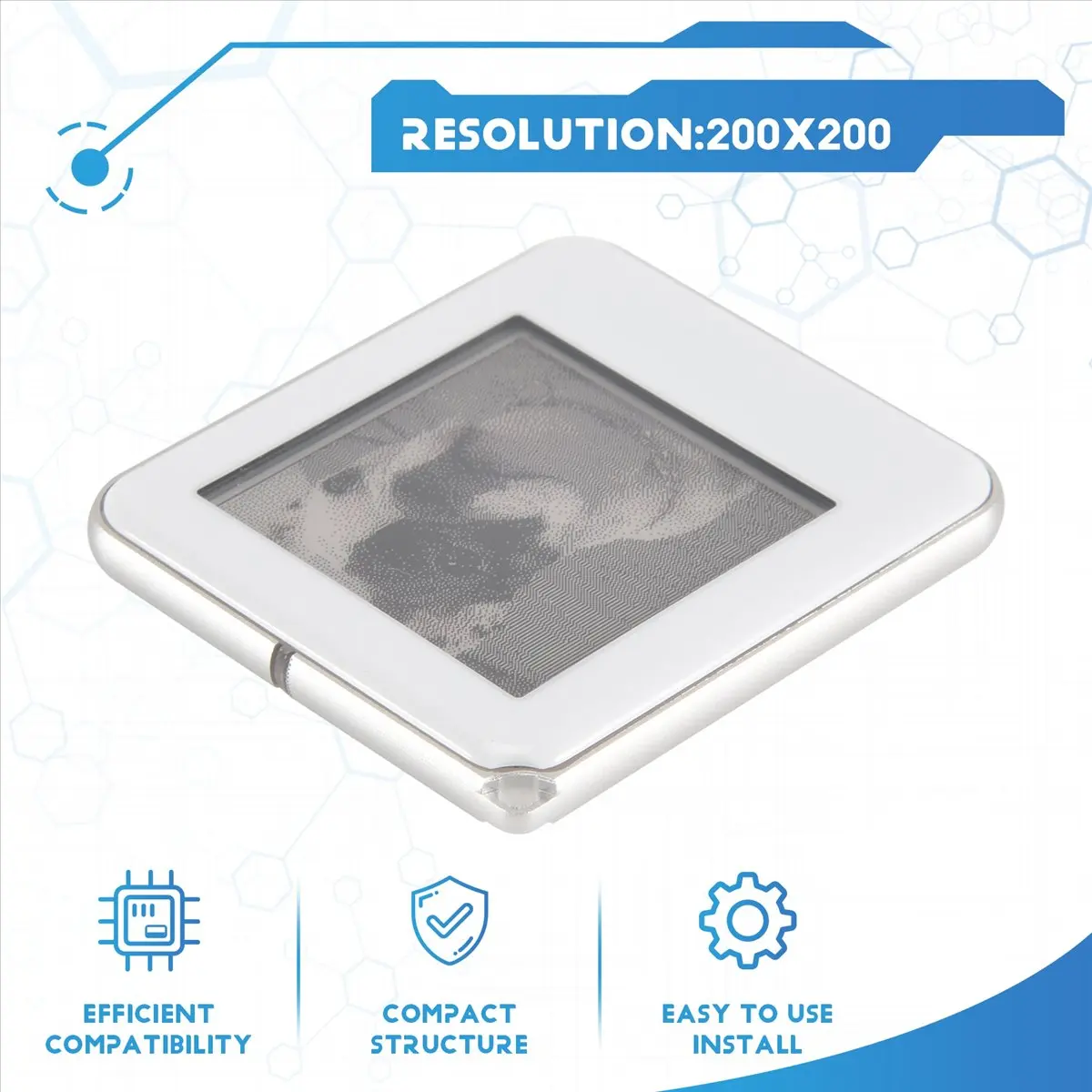 

Брелок с функцией Dec-NFC, 1,54-дюймовый трехцветный экран дисплея, брелок с беспроводной передачей, чернильный экран