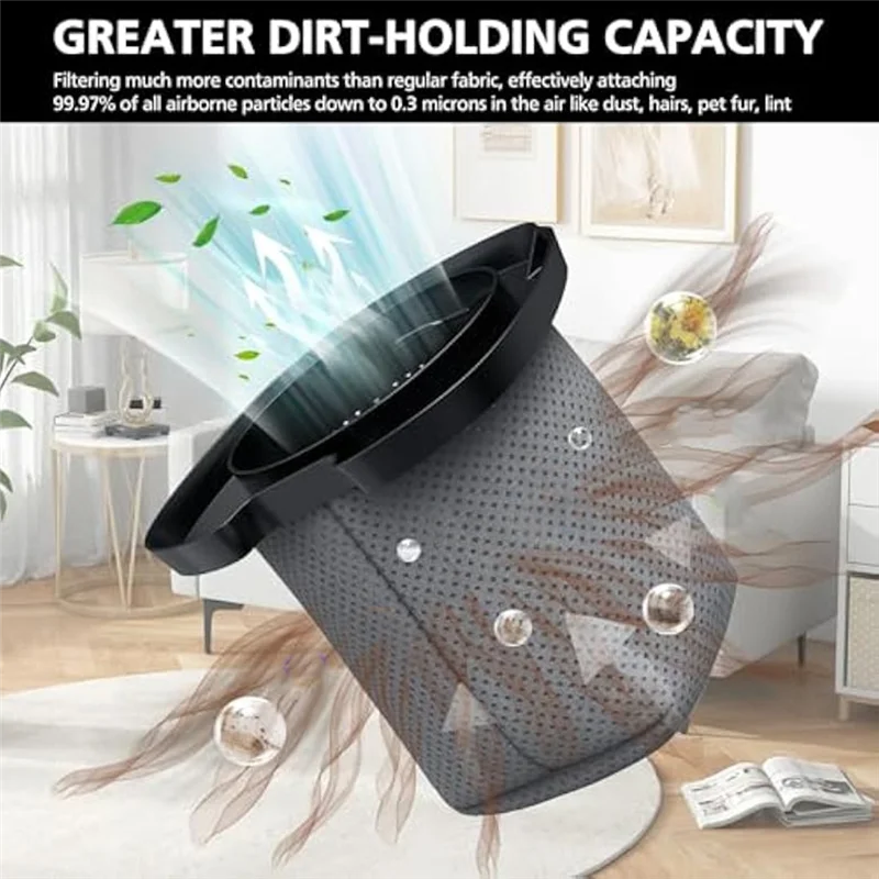 

VELIF-6Pcs Vacuum Filter Replacement For Shark Cyclone PET Handheld Vacuum CH700,CH701,CH701C & CH700WM,Part XDCFCH700