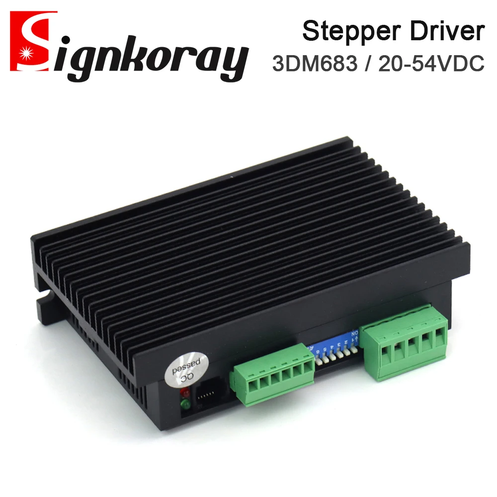 SignkoRay Leadshine 3 Phase Stepper Driver 3DM683 with 57 Serial Step Motor Driver for CO2 Laser Engraving Cutting Machine Match