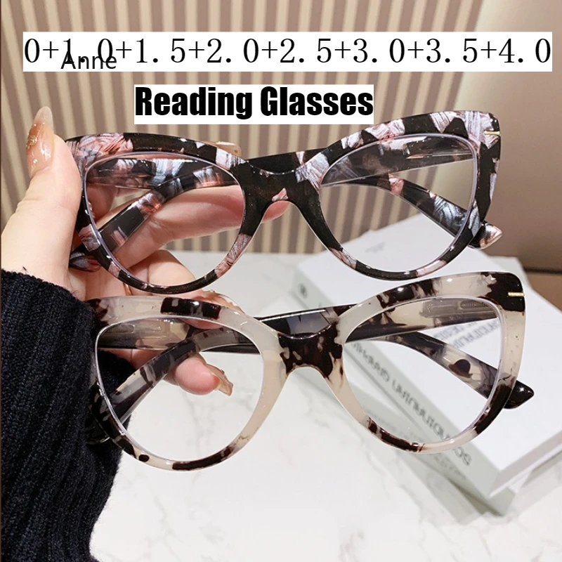

Vintage Designer Cat Eye Reading Glasses Women For Optical Vintage Ladies Eyeglass Frame Female Eyewear Diopter Frame gafas