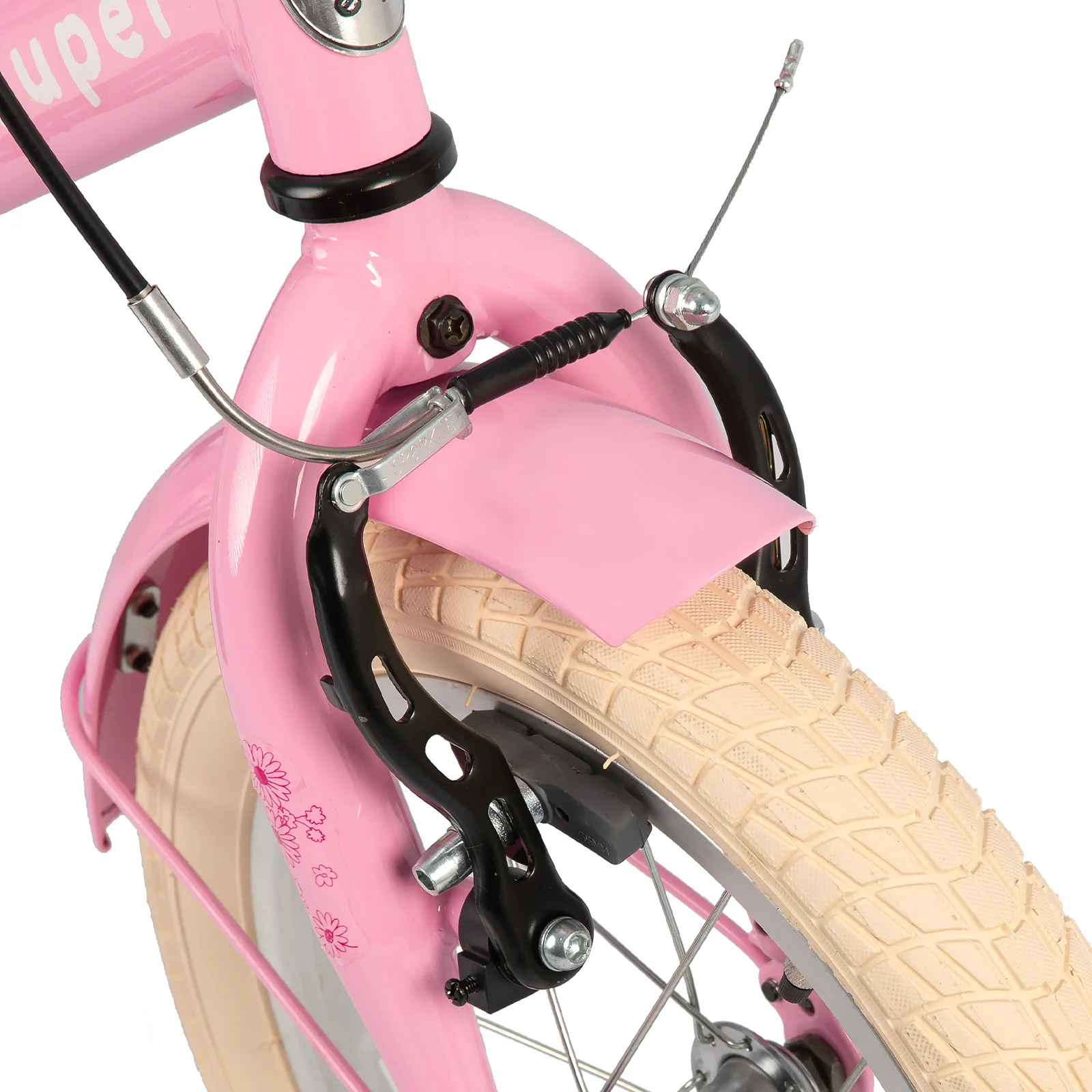 JOYSTAR fiets voor peuters en kinderen van 2-12 jaar, 12" 14" 16" kinderfiets met zijwieltjes, 20 inch fiets met standaard, roze