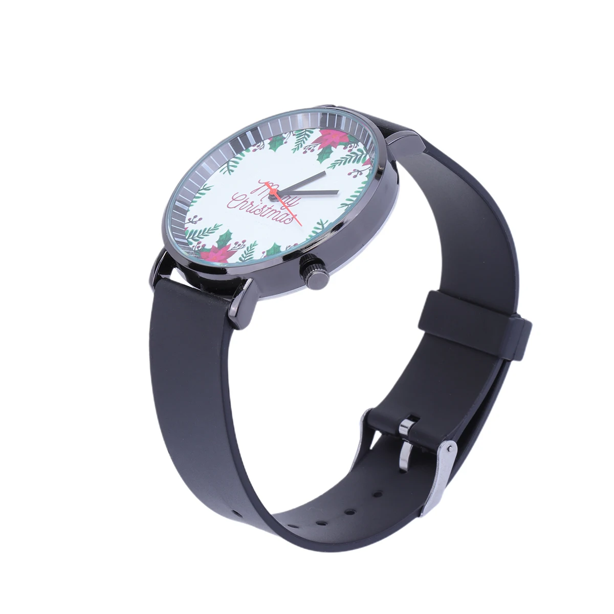 

Christmas Wrist For Women Men Student Adjustable Strap Quartz Watch Cartoon Pattern Fashion Christmas Gift Letter Hoop Style