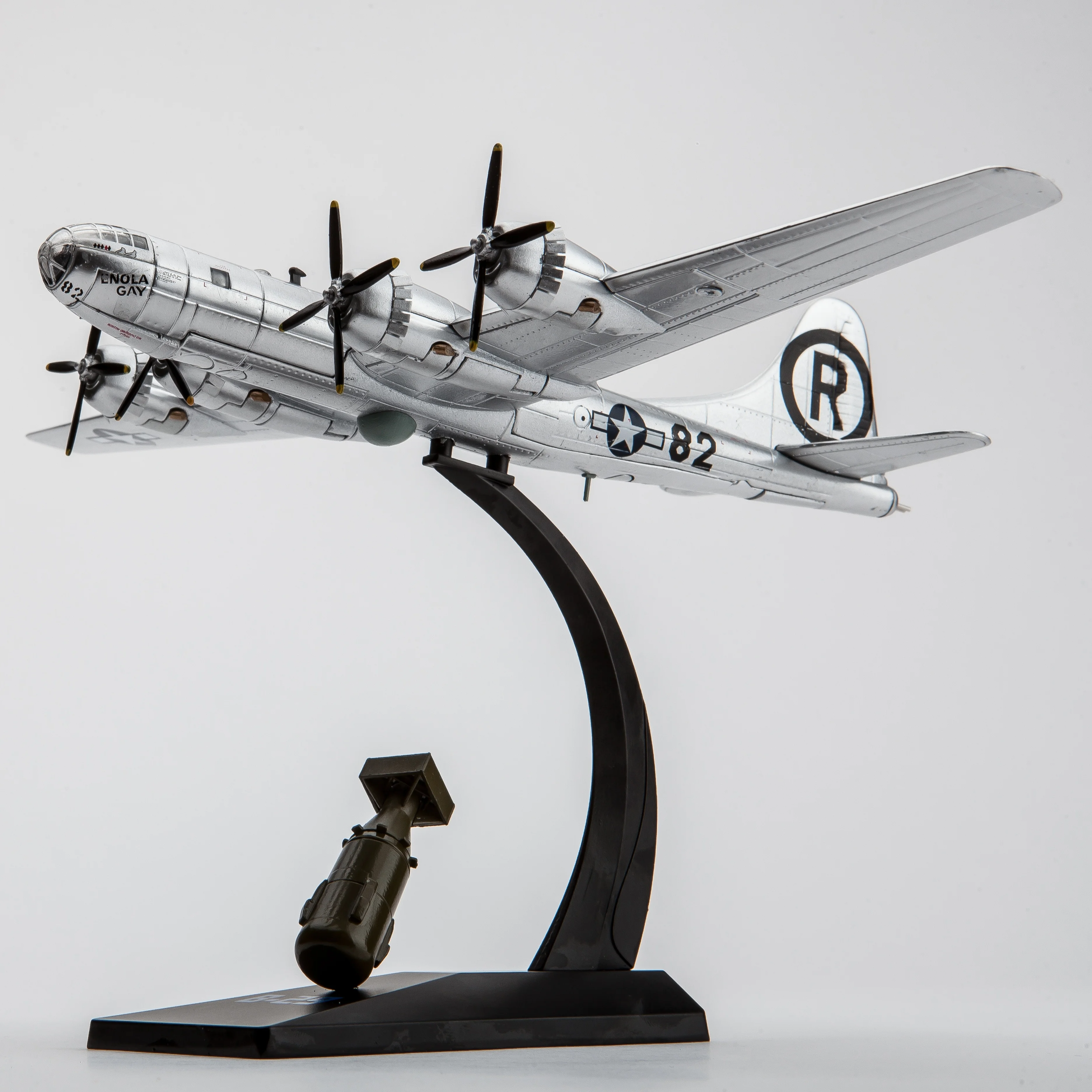 The B-29 Superfortress 1/144 Scale Model Airplane (Including Base) Scale Model Home Placement, Collection and Decoration