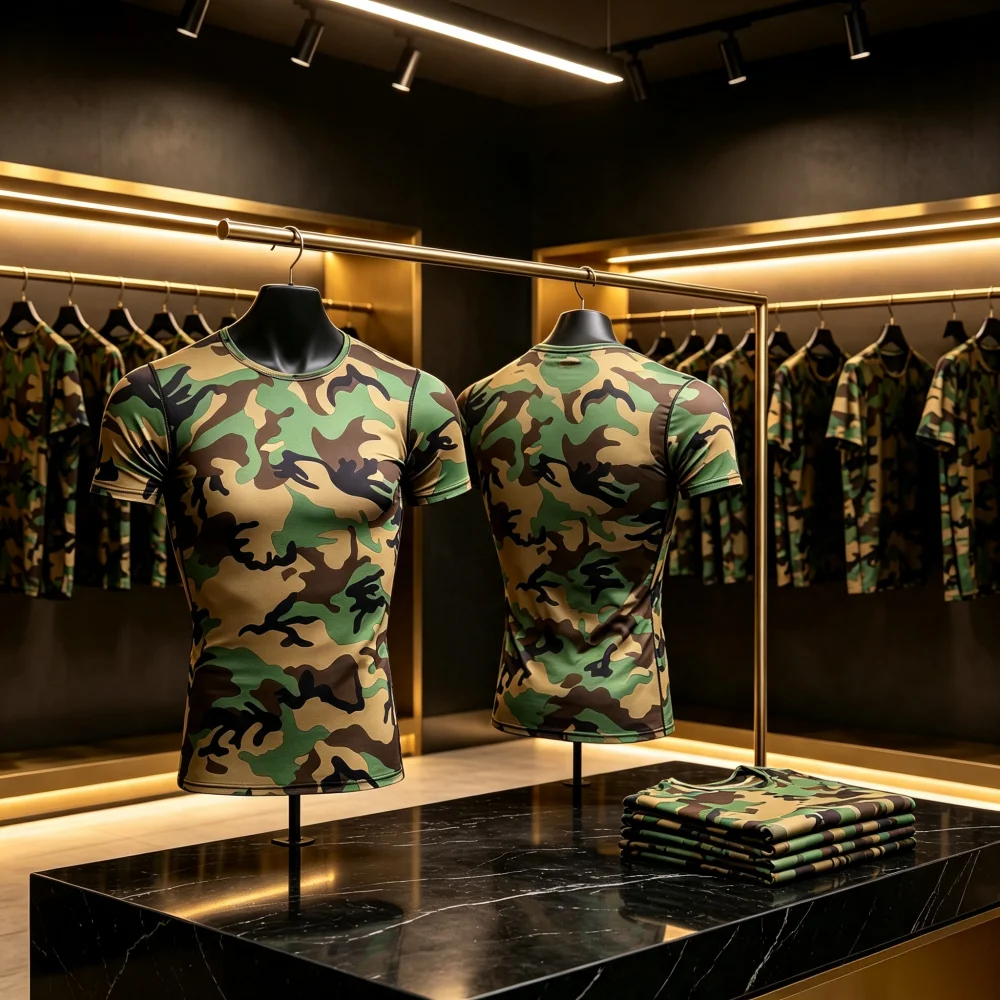 Military Jungle Desert Camo for Men Women Quick-dry Hot Sale Breathable Family Kids Tees