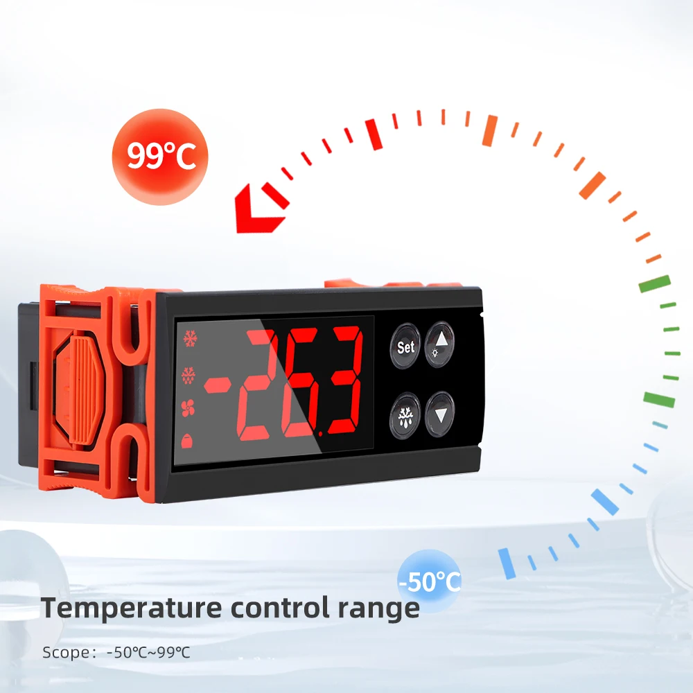 ECS-961NEO Digital Thermostat Humidity Microcomputer Temperature Controller Regulator Thermoregulator Switch 12/24/110/220V