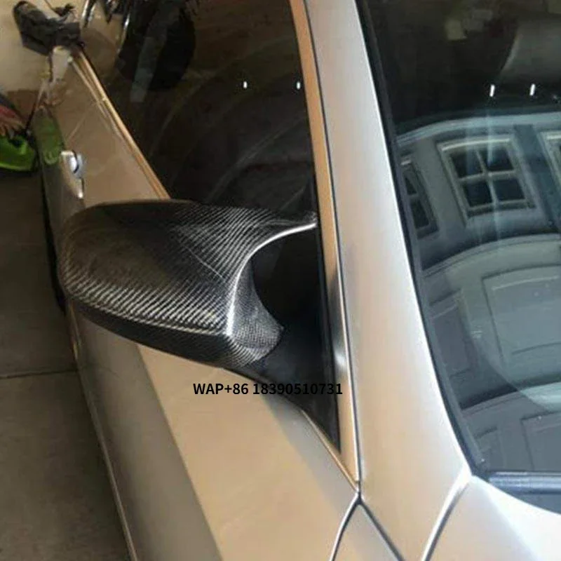 

Dry Carbon Side Door Rear View M Look Wing Mirror Housing CapsCovers for 3 Series E90 E92 E93 335i M3 2005+