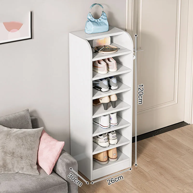 

Narrow Storage Shoe Stand Slippers Shelves Home Space Saving Shoe Stand Floor Minimalism Accent Gabinete Lounge Suite Furniture