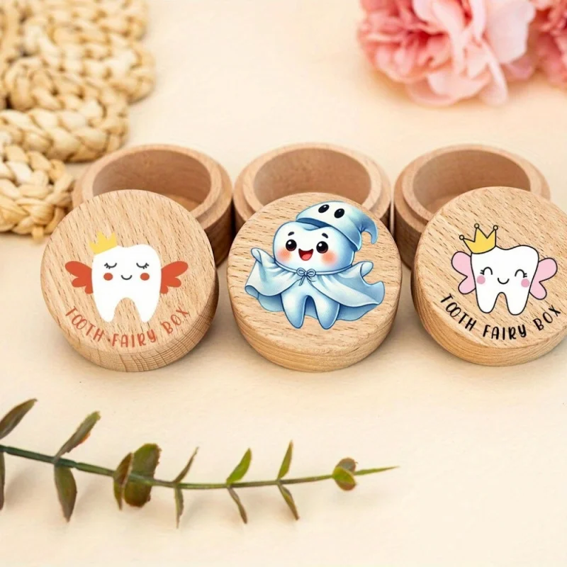 

Коробочка для хранения пуповины и зубов для мальчиков и девочек, коробка для хранения зубов, коробочка для хранения первых волос ребенка, подарок на память о беременности.