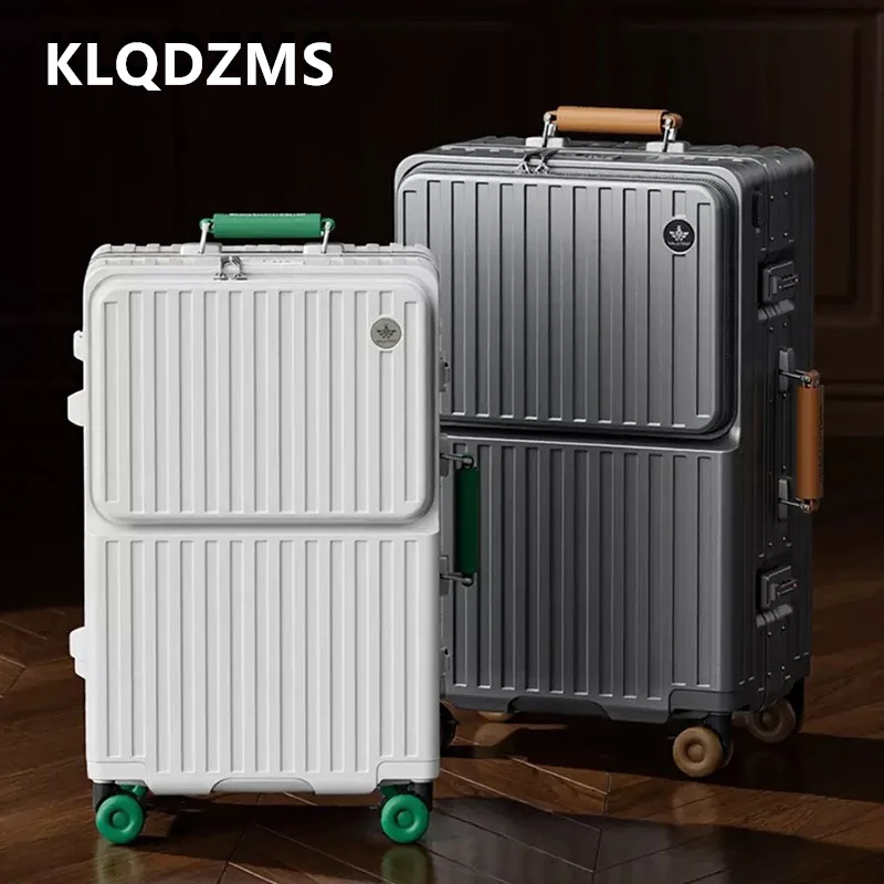 KLQDZMS Travel Luggage Aluminum Frame Boarding Case 20