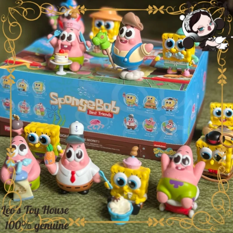 

Popmart Spongebob Best Friends Blind Box Patrick Star Action Figure Collectible Model Desk Decor Toy Gift For Adult Collectors