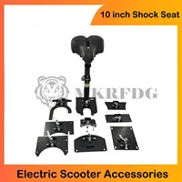 10 Inch Electric Scooter Foldable Height Adjustable Shock-Absorbing Chair For KUGOO M4 Pro Electric Scooter Folding Seat Saddle