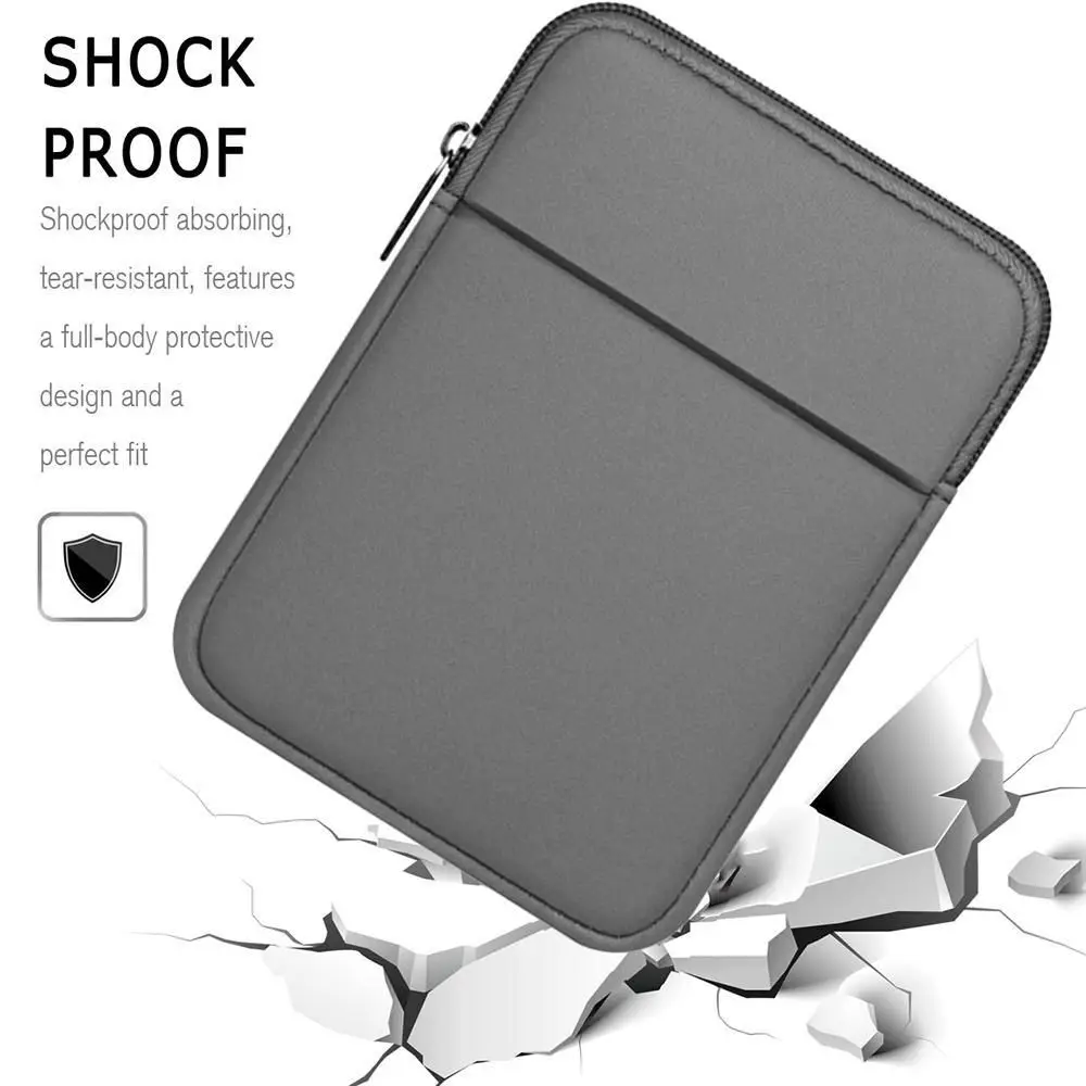 Fashion Case for 12th Gen Kindle Paperwhit 1/2/3/4/5/6 Colorsoft 6 6.8 7 inch Bag Sleeve Zipper Shockproof Pockets Tablet Case