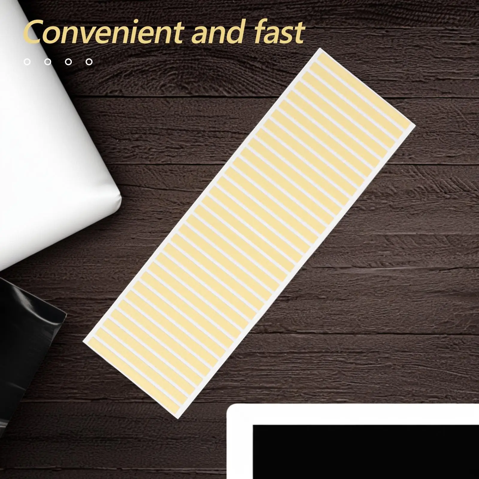 4 أوراق شريط مزدوج الجوانب لإصلاح الساعة أجزاء النقاط اللاصقة الصفراء ملصقات لاصقة تثبيت مجموعة أدوات حركة الاتصال الهاتفي