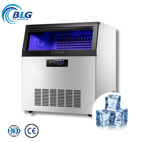 BLG Ice Machine Cube Ice Machine Energy Saving Ice Maker Machine Maquina De Hielo En Cubos Commercial Maquina De Gelo 50kg
