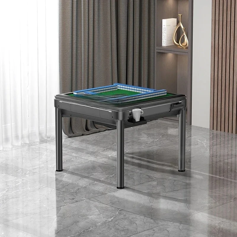 

new Household Intelligent Mahjong Machine Automatic Dining Table Dual-Use Four-Mouth Machine Mahjong Table Mute Machiness 03