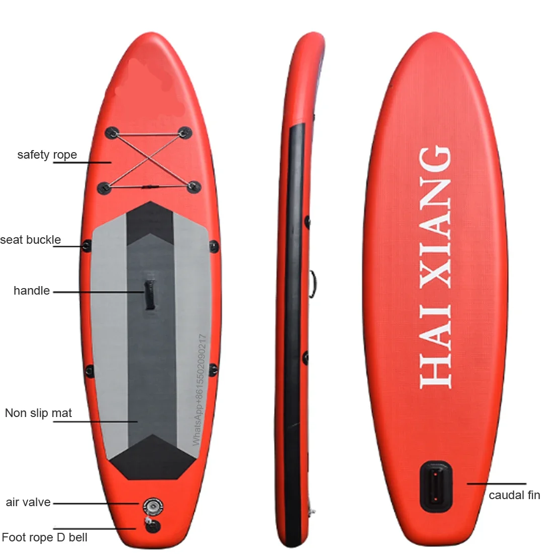 Adult wakeboard professional stand up paddle board SUP pulp board double layer thickened inflatable surfboard