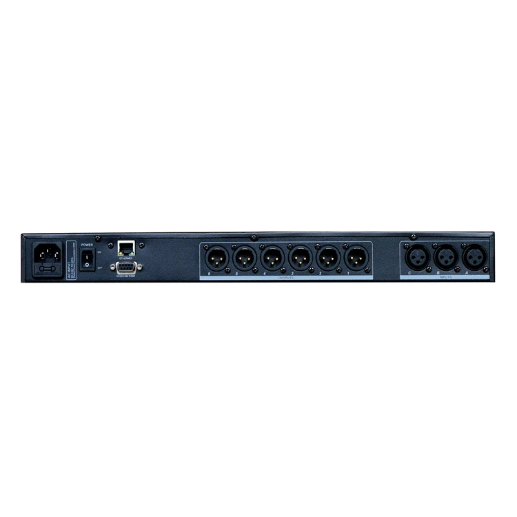 3 In 6 Out Digital Effect Processor Professional KTV Stage Sound Management System