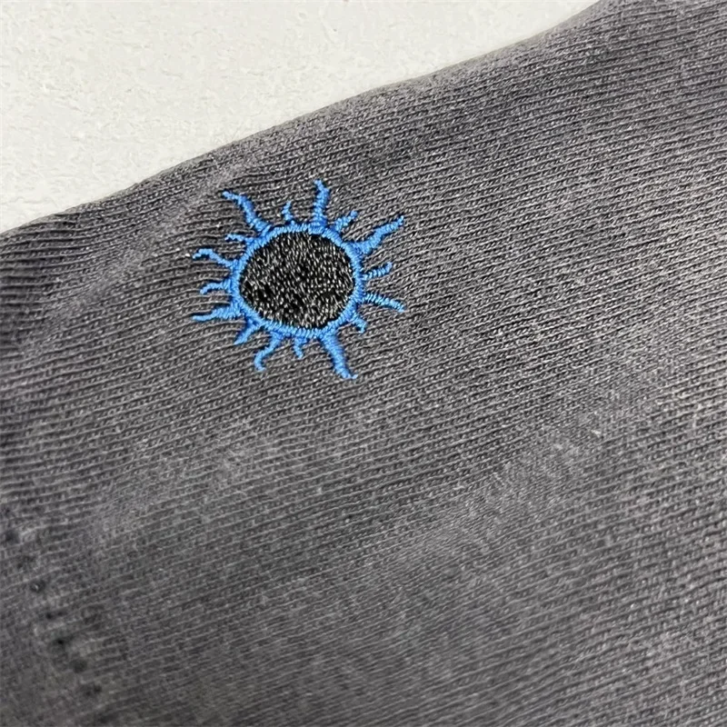 CACTUS PLANT FLEA MARKET SAINT MICHAEL T-Shirts Men Women 1:1 Best Quality Colorful Storm Print Oversized T Shirt