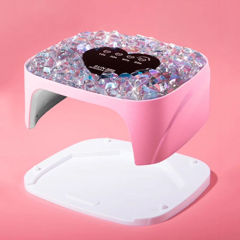 لامعة الراين قابلة للشحن مسمار مصباح اللاسلكية هلام البولندية آلة مجفف الأشعة فوق البنفسجية ضوء للأظافر اللاسلكي مسمار الأشعة فوق البنفسجية LED مصباح