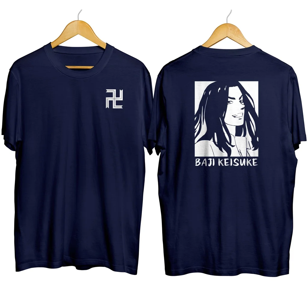 T-Shirts distro anime KEISUKE BAJI - TOKYO REVENGERS 100% cotton combed 30s