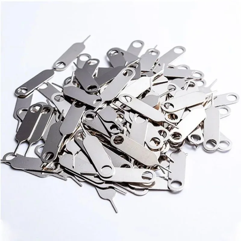 5Pcs Sim Card Tray Ejector Eject Pins Key Removal Tool for iPhone Samsung Huawei Xiaomi Tablet Universal Metal Removal Needle