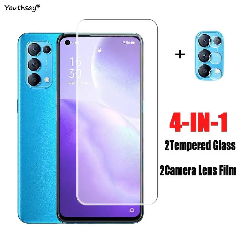2PCS Glass For Oppo… - image