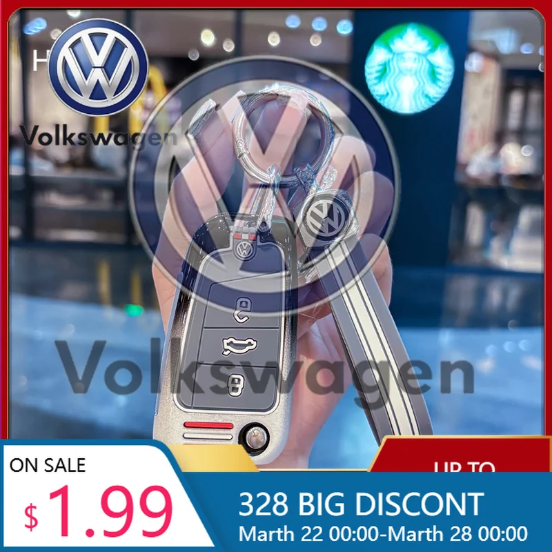 

Наклейка на автомобиль для VOLKSWAGEN VW, чехол для смарт-ключа из цинкового сплава, чехол для ключа-брелока для VW Volkswagen MK7 Golf 7 Tiguan MK2, для Sea