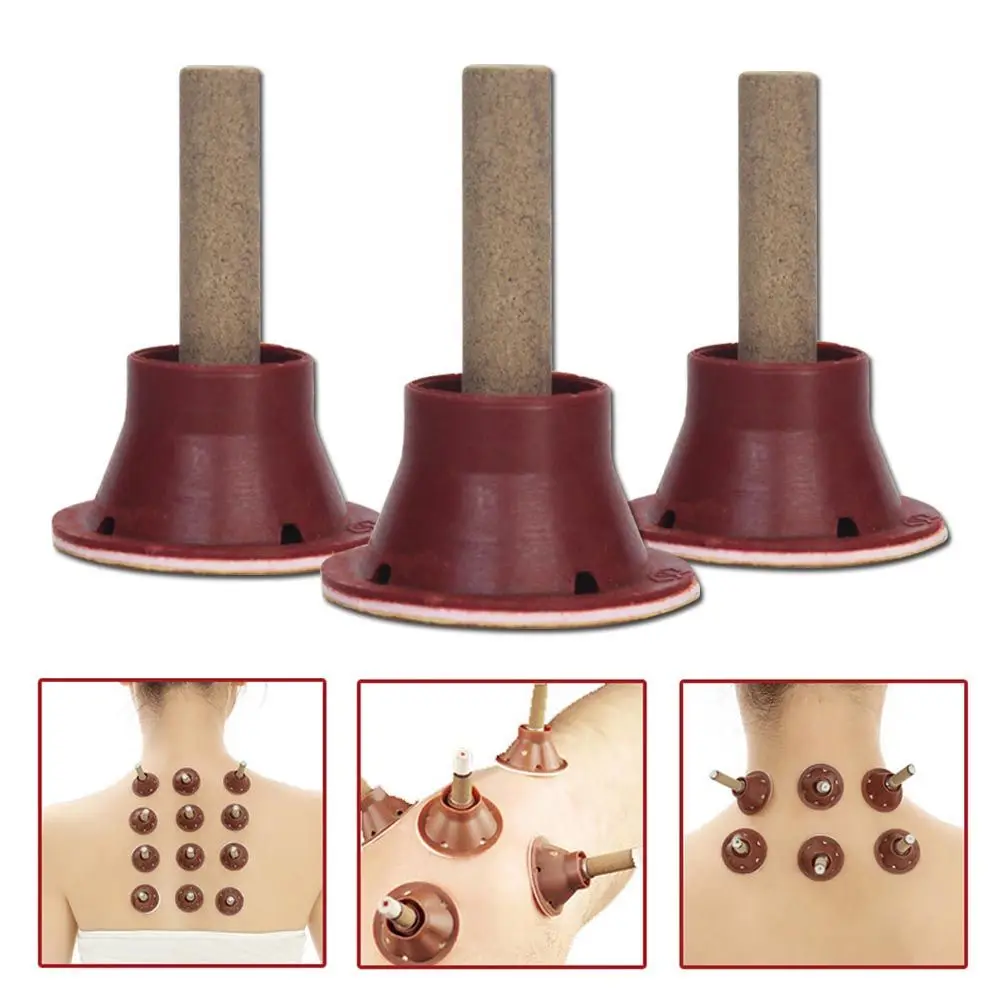 Self-adhesive Acupuncture Points Device Massage Sticker Smokeless Roll Massage Tool Moxibustion Tube Moxa Stick Moxa Candle