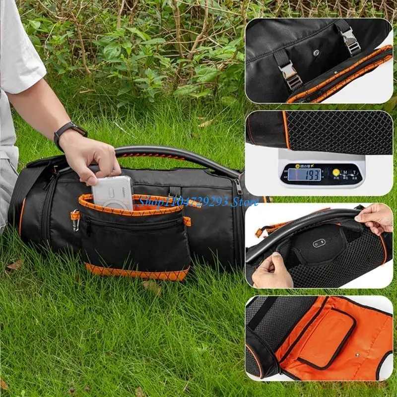 

Y2GD Mesh Fabric Protective Carrying Case with Shoulder Straps for BOOMBOX 3 Speaker Travel Storage Bag