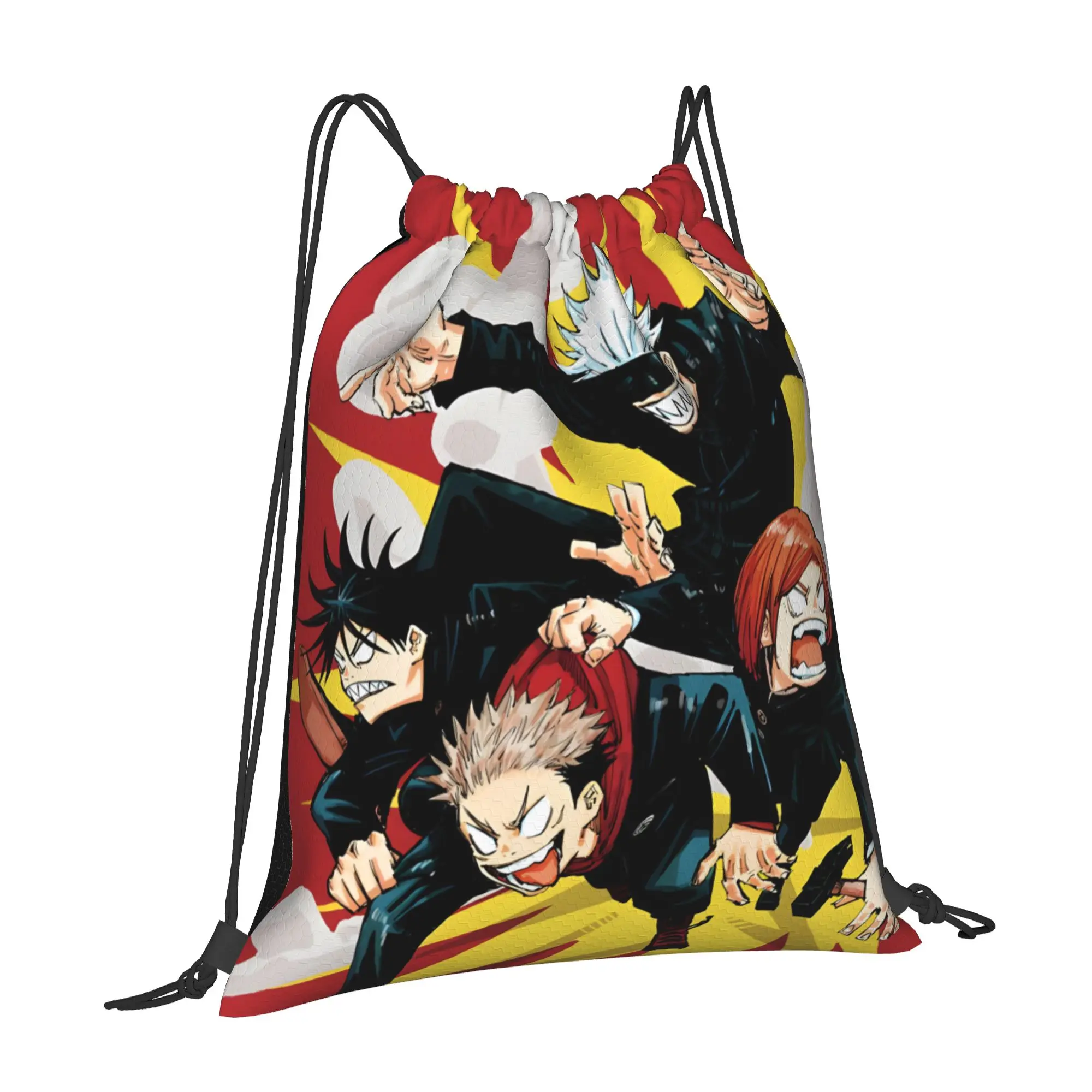 1 pc Jujutsu Kaisen Anime  Drawstring Bags Sports Unisex Storage Bag