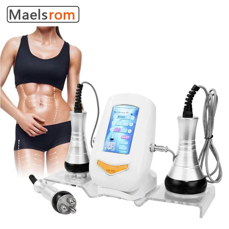 40K Cavitation Body Shaping Massager Three In One Lymphatic Drainage Fat Mass Elimination Slimming Vacuum Massage Machine Beauty