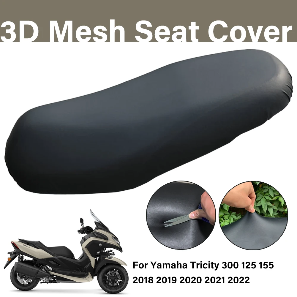 

For Yamaha Tricity 300 125 155 2018 2019 2020 2021 2022 Motorcycle Seat Cover Waterproof Dustproof UV Resistant