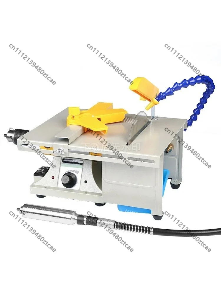 Multifunctional Jade Engraving Machine, Bench Grinder Mini Table Saw, DIY Woodworking Cutting Polishing Grinding Machine