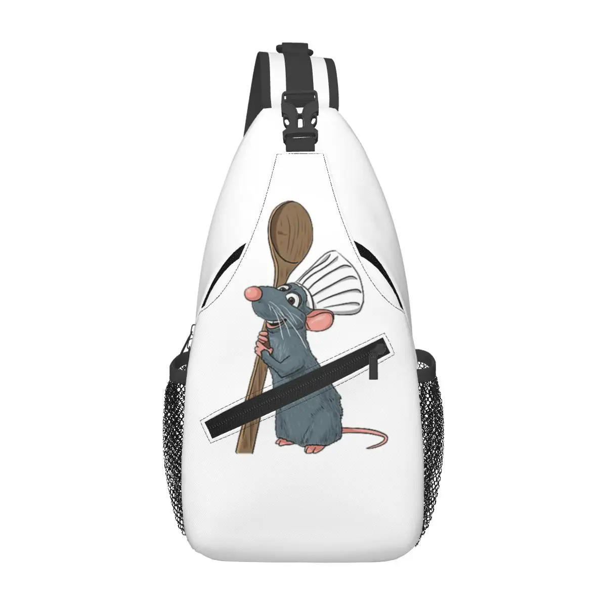 Remy The Little Chef From Ratatouille Chest Bag Men Sling Crossbody Backpack Chest Bag Traveling Hiking Daypack Shoulder Bag