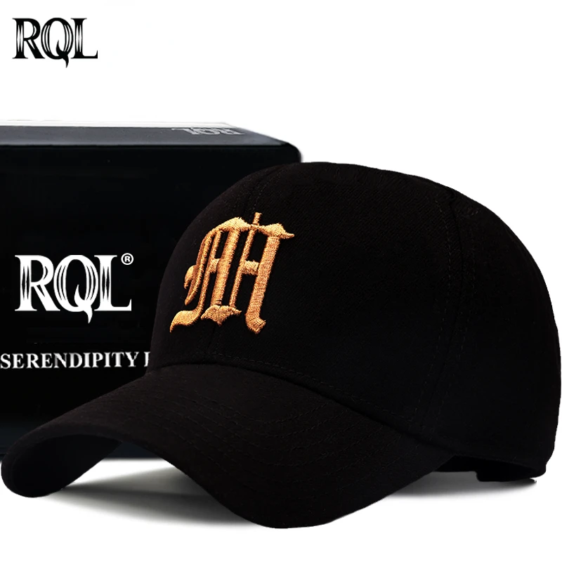 RQL Baseball Caps for Men Women Male Female Winter Wool Hat Snapback Trucker Fashion Luxury Brand Hip Hop Keep Warm Golf Hat