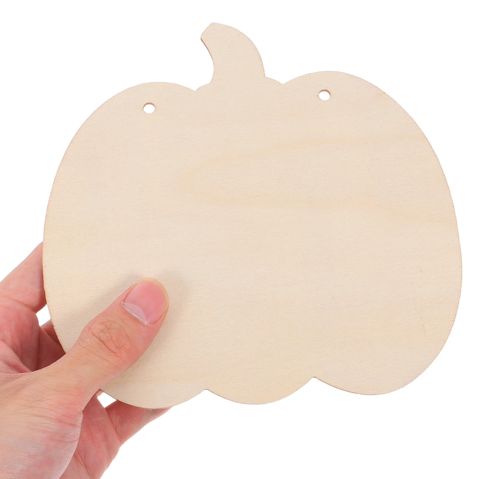 

10pcs Wooden Pumpkin Shapes Unfinished Wood Slices For Diy Crafts Material Halloween Decor Home Bedroom Hotel Decoration Wood