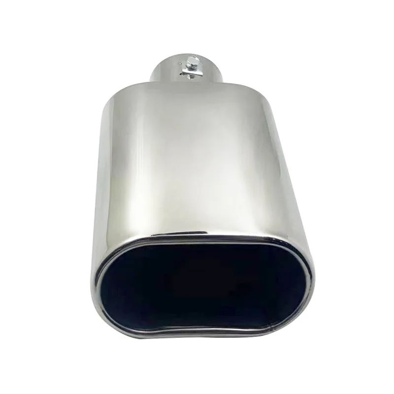 Universal Square Car Exhaust Muffler Tips Adjustable  Inlet For 1.5 To 2.25 Inch Exhaust pipes outlet  Stainless Steel  Tailpipe